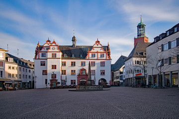 Das alte Rathaus in Darmstadt in Hessen, Deutschland 