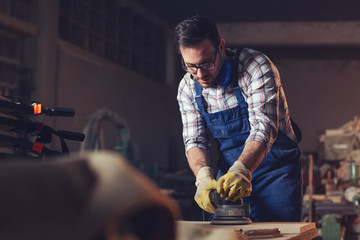 Carpenter finishing work 