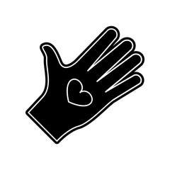 heart in hands icon. Element of Valentine for mobile concept and web apps icon. Glyph, flat icon for website design and development, app development