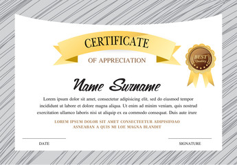 certificate template, warranty