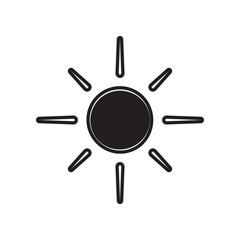 sign sunny weather icon. Element of Weather for mobile concept and web apps icon. Outline, thin line icon for website design and development, app development