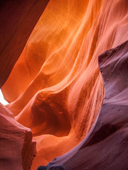 Antelope Canyon Orange Rock Formation Landscape
