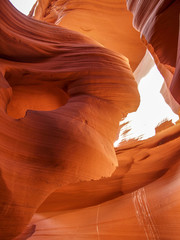 Antelope Canyon Orange Rock Formation Landscape