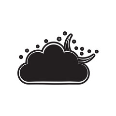 night cloud sign icon. Element of Weather for mobile concept and web apps icon. Outline, thin line icon for website design and development, app development