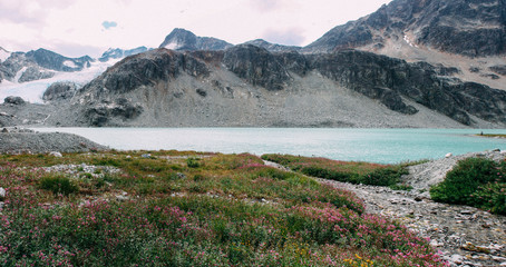 Naklejka na ściany i meble Wedgemount Lake in Garibaldi Provincial Park in British Columbia, Canada