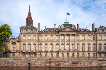 Obraz premium Rohan Palace in Strasbourg in Bas Rhin. Alsace, France