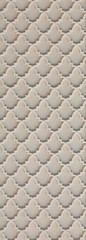 Obraz na płótnie Canvas white decorative mosaic tile with arabic pattern