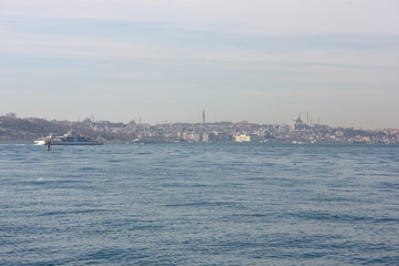 Naklejka premium Istanbul and the Marmara Sea