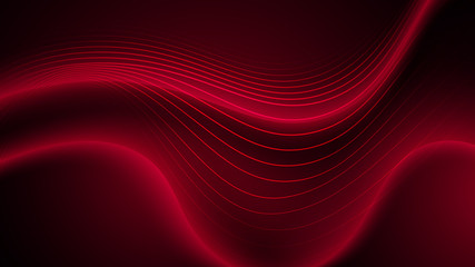 Dark red liquid background with glowing edges