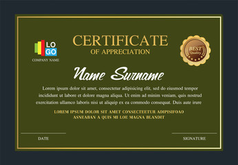 certificate template, warranty