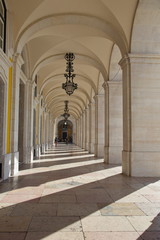 Archway in Praca do Comercio