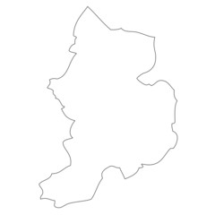 Glarus. A map of the province of Switzerland