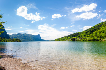 Lake in the area Hallstat, Austria