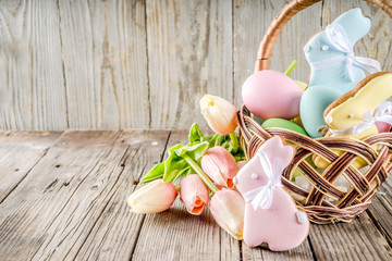 Easter holiday greetings background