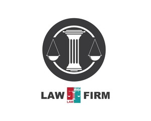 law logo vector template