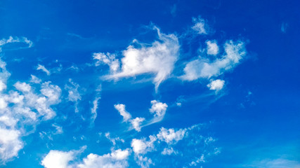 Wolken am Himmel rechter Streifen frei