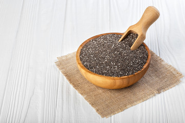 chia seeds in bowl