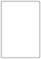 Vector Page border A4 design for project.