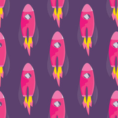 space seamless pattern