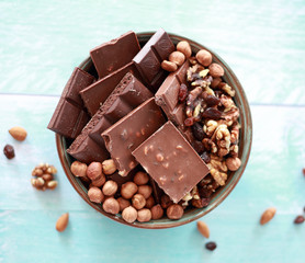 a plate with sweet treats