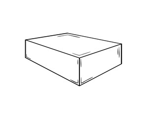 small closed box, sketch