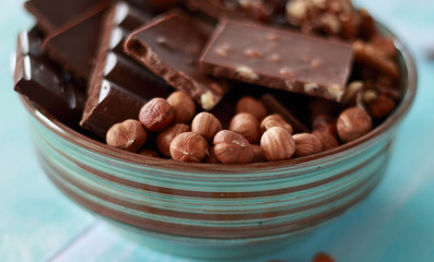 a plate with sweet treats