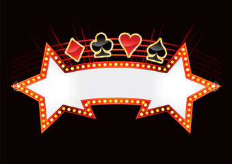 Invitation design for casino club