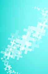 Abstract background created with plus sign.