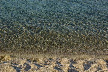 sand beach aerial photography simple wallpaper pattern background summer vacation concept with empty copy space for text or inscription 
