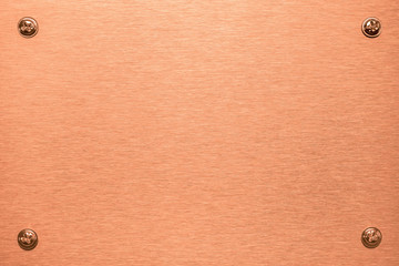 Kupfer Oberfläche mit Textur