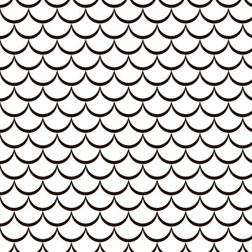 Scales Of Fish, Vector Pattern