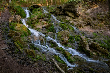 Fototapeta na wymiar Seven spring waterfall