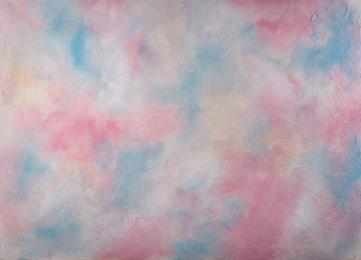 Rainbow concrete wall