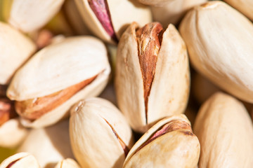 Pistachio texture.  Close up pistachio.