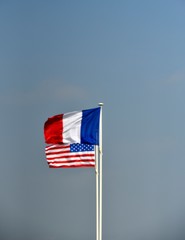 Drapeaux Français et Américains