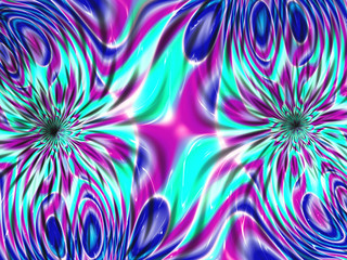 Beautiful abstract cover for art projects, cards, business, posters. 3D illustration, computer-generated fractal