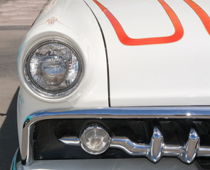 Car part art is specifically cropped to create interesting designs from classic American cars 04/06/2019