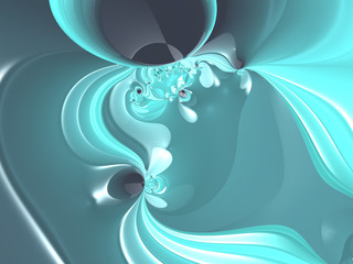 Beautiful abstract background for art projects, cards, business, posters. 3D illustration, computer-generated fractal