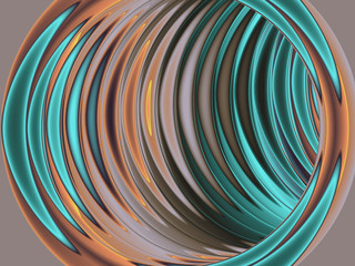 Beautiful abstract background for art projects, cards, business, posters. 3D illustration, computer-generated fractal