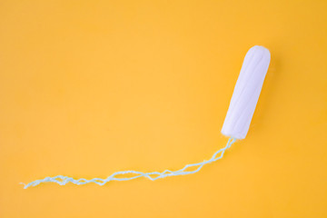 Female hygiene for a period of days, menstrual cycle moth. Protective care for women's health. Top view, flat lay.