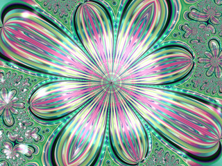 Beautiful abstract background for art projects, cards, business, posters. 3D illustration, computer-generated fractal