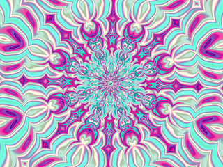 Beautiful abstract background for art projects, cards, business, posters. 3D illustration, computer-generated fractal