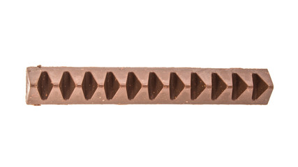 chocolate on isolated white background