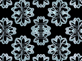 Beautiful abstract background for art projects, cards, business, posters. 3D illustration, computer-generated fractal