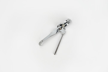 A can opener isolated against a white background 