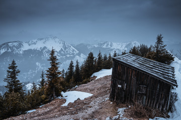 Foggy hike to the Ostlerhütte