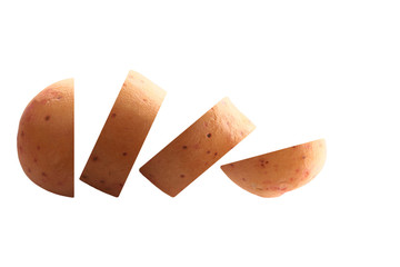 potato isolated on white background