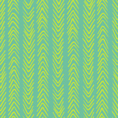 Seamless pattern with decorative lines on green background	