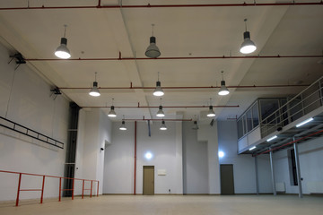 Interior of a large emty room