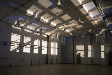 Interior of a large empty room